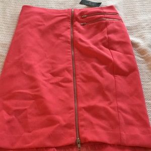 Tags still on, pink pencil skirt